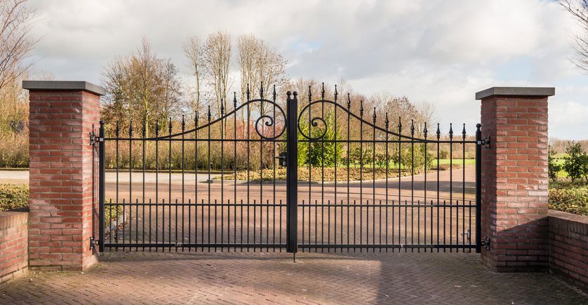 Wrought Iron Security Gate