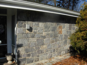 building stone home front northern Virginia