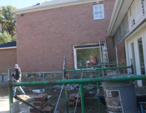 laying brick for new construction VA